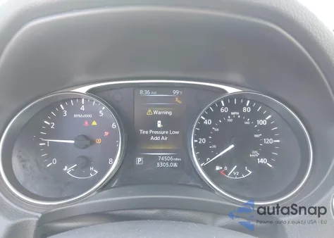 2016 Nissan Rogue Sv z USA, uszkodzony, nr VIN 5N1AT2MV9GC833376